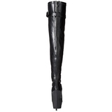 svart matt 15 cm DELIGHT-3025 L�rh�ye st�vletter plat�