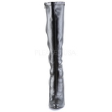 svart matt 15 cm DOMINA-2000 høye damestøvler til menn