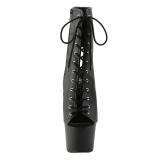 svart matt 18 cm ADORE-1016 plat� ankelst�vletter �pen t�