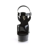 svarte h�ye h�ler 15 cm DELIGHT strekkmateriale plat� h�ye h�ler