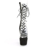 transparent 18 cm ADORE-700-60FS h�yh�lte st�vler - pole dance plat�st�vler