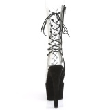 transparent 18 cm ADORE-700-60FS h�yh�lte st�vler - pole dance plat�st�vler