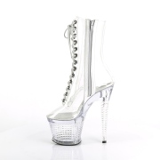 transparent 18 cm SPECTATOR-1040C h�yh�lte ankelst�vletter - pole dance st�vletter