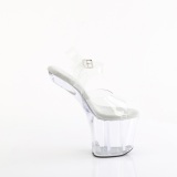 transparent 20 cm CRAZE-808 pleaser h�ye h�ler pony plat�