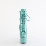 turkis glitter plat�boots kvinners 18 cm h�yh�lte boots