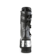 vegan 11,5 cm KERA-108 demonia alternative platåstøvler svart