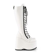 vegan 15 cm WAVE-200-2 demoniacult st�vler med kileh�l