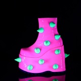 vegan 18 cm SLAY-77 demoniacult alternative plat�boots neon