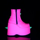 vegan 18 cm SLAY-77 demoniacult alternative plat�boots neon