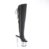 vegan 18 cm SPECTATOR-3019-2 svarte l�rh�ye sko h�ye h�ler