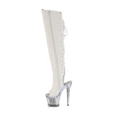 vegan 18 cm SPECTATOR-3019 hvite l�rh�ye sko h�ye h�ler