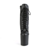 vegan 19 cm BONDGIRL-1020PK pleaser ankelst�vletter med h�ndv�pen h�ler