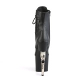 vegan 19 cm BONDGIRL-1020PK pleaser ankelst�vletter med h�ndv�pen h�ler