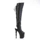 vegan 20 cm RAPTURE-3019 hodeskalle plat� l�rh�ye st�vletter h�ye h�ler