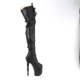 vegan 20 cm RAPTURE-3028 hodeskalle plat� l�rh�ye st�vletter h�ye h�ler