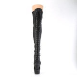 vegan 20 cm RAPTURE-3045 hodeskalle plat� l�rh�ye st�vletter h�ye h�ler