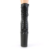 vegan 23 cm INFINITY-1020PK ekstremt ankelst�vletter h�ye h�ler - plat� st�vletter