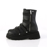 vegan 6,5 cm RENEGADE-50 demoniacult alternative plat�boots svart
