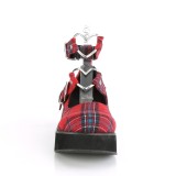vegan 6 cm DemoniaCult SPRITE-02 mary jane pumps pledd m�nster
