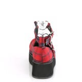 vegan 6 cm DemoniaCult SPRITE-02 mary jane pumps pledd m�nster