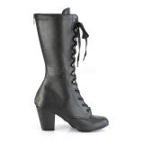 vegan 7,5 cm VIVIKA-205 Victorian st�vletter med sn�ring