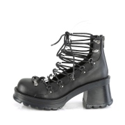vegan 7 cm BRATTY-32 demoniacult alternative plat�sko svart