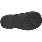 vegan 8 cm DANK-101 demoniacult alternative plat�sko svart
