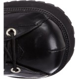 vegan 9,5 cm RANGER-301 demoniacult alternative plat�boots svart