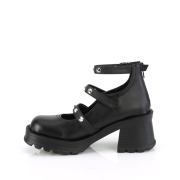 vegan blokkh�l 7 cm DemoniaCult BRATTY-30 chunky h�l plat�sko