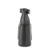 vegan blokkh�l sko 13 cm CAMEL-103 chunky sko h�ye h�ler plat�sko