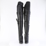 vegan boots 13 cm SEDUCE-3080 l�rh�ye boots med spenner