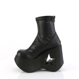 vegan emo 13 cm DYNAMITE-100 alternative kileh�ler plat�boots svart