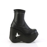 vegan emo 13 cm DYNAMITE-100 alternative kileh�ler plat�boots svart