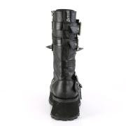 vegan skinn GRAVEDIGGER-250 stål tå cap støvler - demonia militærstøvler