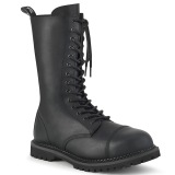vegan skinn RIOT-14 stål tå cap støvler - demonia militærstøvler