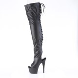 vegan sn�reboots 18 cm ADORE-3017 l�rh�ye st�vler �pen t� med sn�ring