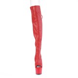vegan sn�reboots 18 cm ADORE-3019 r�de l�rh�ye st�vler �pen t� med sn�ring