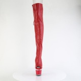 vegan sn�reboots 18 cm SPECTATOR-3030 r�de l�rh�ye st�vler �pen t� med sn�ring