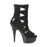 vegan suede 15 cm DELIGHT-1014 �pen t� ankel booties