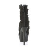 vegan suede 15 cm DELIGHT-1014 �pen t� ankel booties