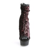 vinr�de 15 cm DELIGHT-1008SQ dame ankelst�vletter med paljetter