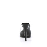 vinyl 12,5 cm GLORY-501 svarte mules h�ye h�ler