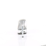 vinyl 15 cm EXCITE-601 gjennomsiktige mules h�ye h�ler
