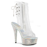 vinyl krystall stein 15 cm BEJEWELED-1018DM dame ankelst�vletter plat�s�le