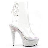 vinyl krystall stein 15 cm BEJEWELED-1018DM dame ankelst�vletter plat�s�le